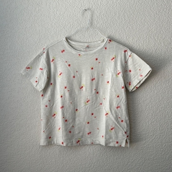 ❤️ OLD NAVY Cream Floral Easy Vintage Tee Size XS ❤️ - Picture 7 of 7